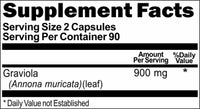 Private Label Graviola 900mg 180caps Private Label 12,100,500 Bottle Price