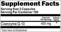 Private Label CoQ-10 400mg 200caps Private Label 12,100,500 Bottle Price