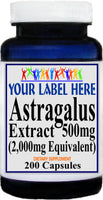 Private Label Astragalus Extract  Equivalent 2000mg 200caps Private Label 12,100,500 Bottle Price
