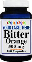Private Label Bitter Orange 500mg 90caps or 180caps Private Label 12,100,500 Bottle Price