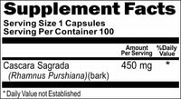 Private Label Cascara Sagrada 450mg 100caps Private Label 12,100,500 Bottle Price