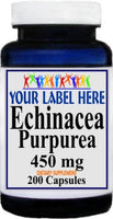Private Label Echinacea Purpurea Root 450mg 200caps Private Label 12,100,500 Bottle Price