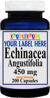 Private Label Echinacea Angustifolia Root 450mg 200caps Private Label 12,100,500 Bottle Price