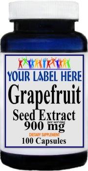 Private Label Grapefruit Seed Extract 900mg 100caps Private Label 12,100,500 Bottle Price