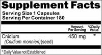 Private Label Cnidium Monnieri 450mg 180caps Private Label 12,100,500 Bottle Price