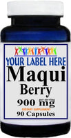 Private Label Maqui Berry 900mg 90caps Private Label 12,100,500 Bottle Price