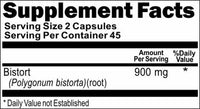 Private Label Bistort Root 900mg 90caps Private Label 12,100,500 Bottle Price