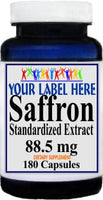 Private Label Saffron Extract 88.5mg 90caps or 180caps Private Label 12,100,500 Bottle Price