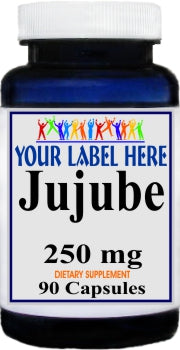 Private Label Jujube 250mg 90caps Private Label 12,100,500 Bottle Price