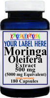 Private Label Moringa Oleifera Extract 5000mg Equivalent 180caps Private Label 12,100,500 Bottle Price