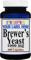Private Label Brewers Yeast 1000mg 200caps Private Label 12,100,500 Bottle Price