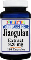 Private Label Jiaogulan Extract 820mg 90caps or 180caps Private Label 12,100,500 Bottle Price