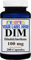 Private Label DIM 100mg 200caps Private Label 12,100,500 Bottle Price