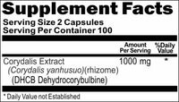Private Label Corydalis Extract DHCB 1000mg 200caps Private Label 12,100,500 Bottle Price