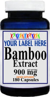 Private Label Bamboo 900mg 180caps Private Label 12,100,500 Bottle Price