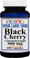 Private Label Black Cherry Concentrate Extract 900mg 180caps Private Label 12,100,500 Bottle Price