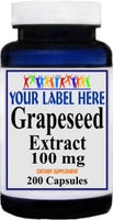 Private Label Grapeseed Extract 100mg 100caps or 200caps Private Label 12,100,500 Bottle Price