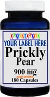 Private Label Prickly Pear 900mg 180caps Private Label 12,100,500 Bottle Price