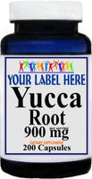 Private Label Yucca Root 900mg 200caps Private Label 12,100,500 Bottle Price