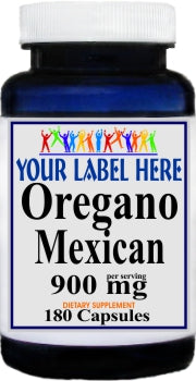 Private Label Oregano Mexican 900mg 180caps Private Label 12,100,500 Bottle Price