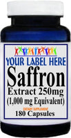 Private Label Saffron Extract Equivalent 1000mg 180caps Private Label 12,100,500 Bottle Price