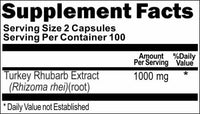Private Label Turkey Rhubarb Extract 1000mg 200caps Private Label 12,100,500 Bottle Price