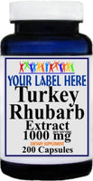 Private Label Turkey Rhubarb Extract 1000mg 200caps Private Label 12,100,500 Bottle Price