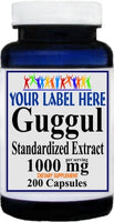 Private Label Guggul Standardized Extract 1000mg 200caps Private Label 12,100,500 Bottle Price