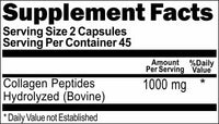 Private Label Collagen Peptides 1000mg 90caps or 180caps Private Label 12,100,500 Bottle Price