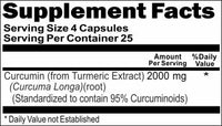 Private Label Curcumin 2000mg 100 or 200caps Private Label 12,100,500 Bottle Price