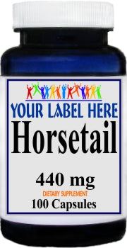Private Label Horsetail 440mg 100caps Private Label 12,100,500 Bottle Price