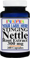 Private Label Stinging Nettle Root Extract 300mg 200caps Private Label 12,100,500 Bottle Price