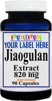 Private Label Jiaogulan Extract 820mg 90caps or 180caps Private Label 12,100,500 Bottle Price
