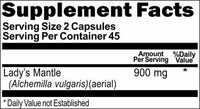 Private Label Lady's Mantle 900mg 90caps Private Label 12,100,500 Bottle Price