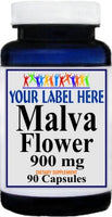 Private Label Malva Flower 900mg 90caps Private Label 12,100,500 Bottle Price