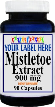 Private Label Mistletoe Extract 900mg 90caps Private Label 12,100,500 Bottle Price