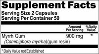 Private Label Myrrh Gum 900mg 100caps Private Label 12,100,500 Bottle Price