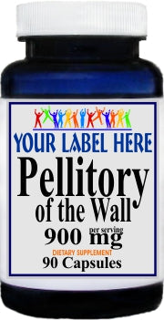 Private Label Pellitory of the Wall 900mg 90caps Private Label 12,100,500 Bottle Price