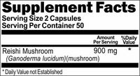 Private Label Reishi Mushroom 900mg 100caps or 200caps Private Label 12,100,500 Bottle Price