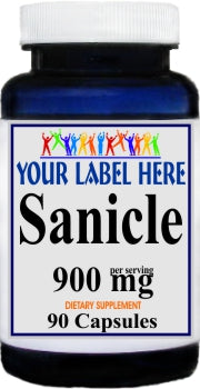 Private Label Sanicle 900mg 90caps Private Label 12,100,500 Bottle Price