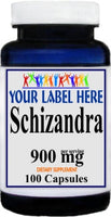 Private Label Schizandra 900mg 100caps Private Label 12,100,500 Bottle Price