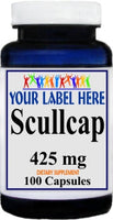 Private Label Scullcap 425mg 100caps Private Label 12,100,500 Bottle Price