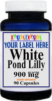 Private Label White Pond Lily Root 900mg 90caps Private Label 12,100,500 Bottle Price