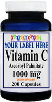 Private Label Vitamin C 1000mg 200caps Private Label 12,100,500 Bottle Price
