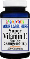 Private Label Super Vitamin E (Non-Oily) 200caps Private Label 12,100,500 Bottle Price