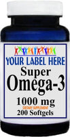 Private Label Super Omega 3 200 Softgels Private Label 12,100,500 Bottle Price