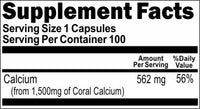 Private Label Triple Strength Coral Calcium 1500mg 100caps or 200caps Private Label 12,100,500 Bottle Price
