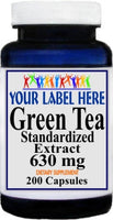 Private Label Green Tea Standardized Extract 630mg 200caps Private Label 12,100,500 Bottle Price