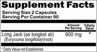 Private Label Long Jack 900mg 180caps Private Label 12,100,500 Bottle Price