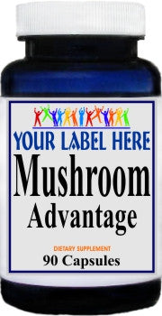 Private Label Mushroom Advantage 90caps Private Label 12,100,500 Bottle Price